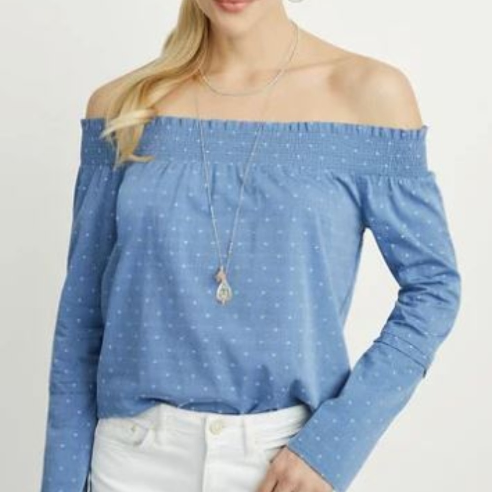 Stella Dot Gemma Off Shoulder Top NWOT